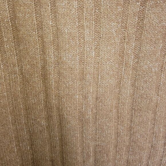Calligraphie Cable Knit Sweater Pencil Skirt Camel Brown Wool Blend sz Large - Picture 3 of 5
